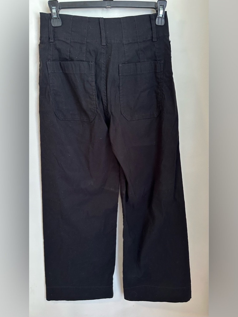 Maeve Black Colette High-Rise Wide-Leg Pants 25 - Picture 2 of 3